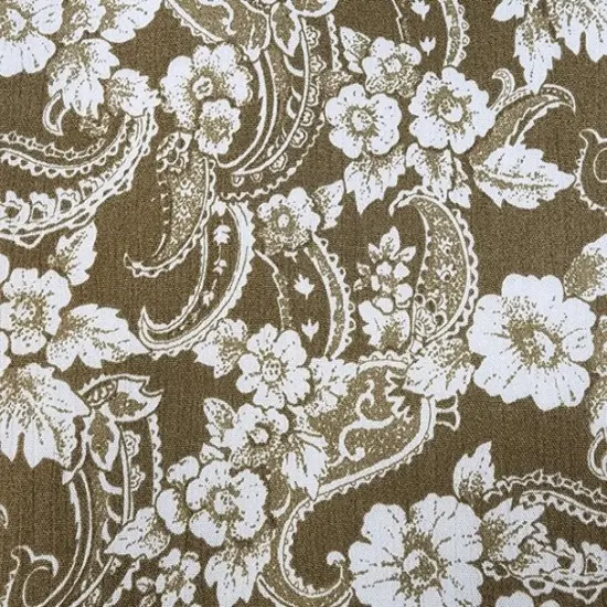 1 Yard Military Olive 100% Rayon Crinkle Fabric 50/52" Wide Lightweight Drapey Fashion Fabric {2}