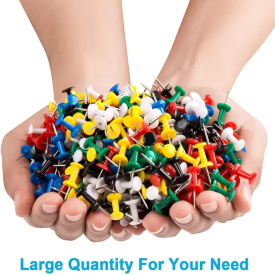 400Pcs Push Pins, Thumb Tacks for Bulletin Board {4}