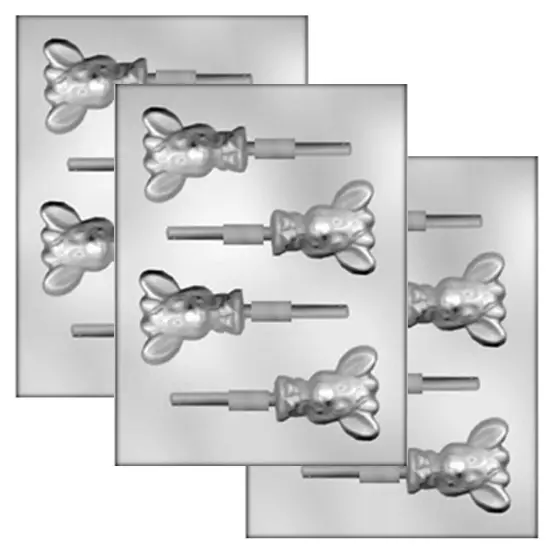 Rudolph Reindeer Sucker Chocolate Lollipop Mold {6}