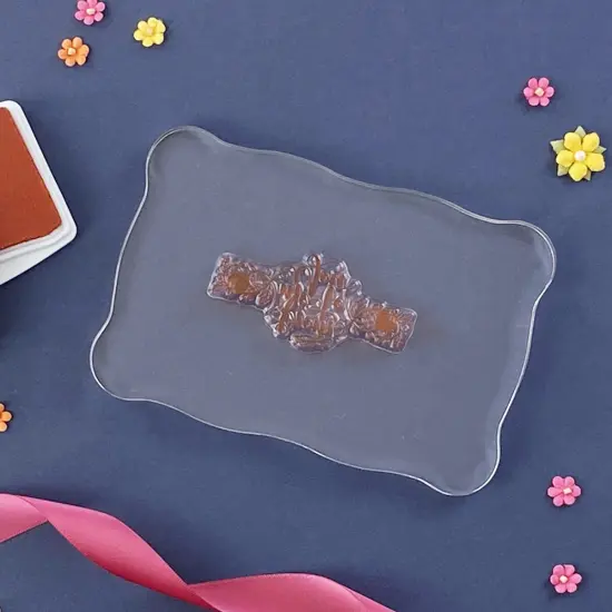 Tonic Studios Acrylic Stamping Block-4"X6" {5}