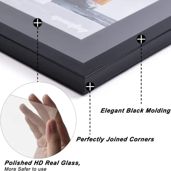 11x14 Double Floating Mat Picture Frame Set of 2 {4}