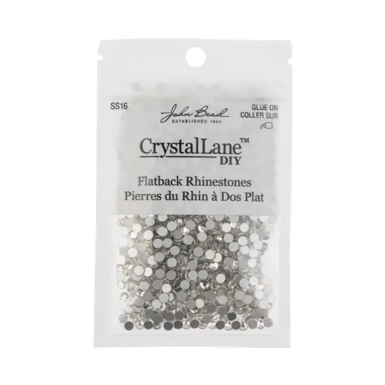 Crystal Lane DIY SS16 Glass Flatback Rhinestones, 1440pcs {3}