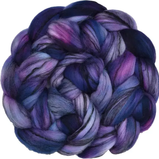 Hand Dyed Merino Wool Roving Blended with Tencel: Gorgeous tonal colorways for easy needle felting, hand spinning or weaving. Choose 1oz or 4oz {1}
