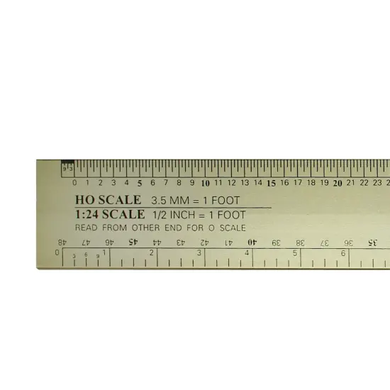12-Inch Scale Rule for Modeling {3}