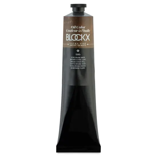 Blockx Artist Oil Color - Brown Ochre Light, 200 ml tube {1}