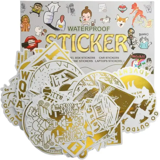 Waterproof Stickers Various Design Cute Trendy Vinyl Unique Personal Decoration {1}