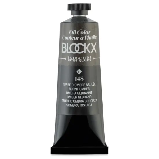 Blockx Artist Oil Color - Burnt Umber, 35 ml tube {1}