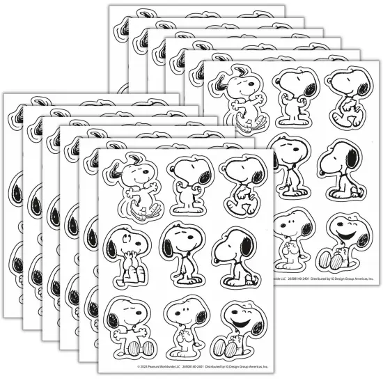 Peanuts&reg; Snoopy Giant Stickers, 36 Per Pack, 12 Packs {1}