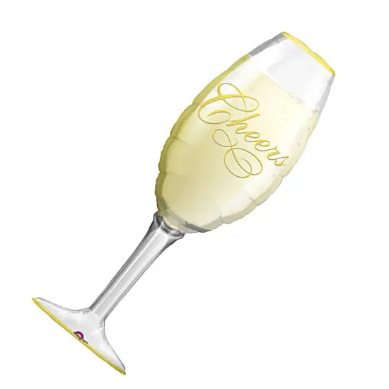 Anagram&reg; Bubbly Cheers Wine Champagne Glass 38 Inch {5}