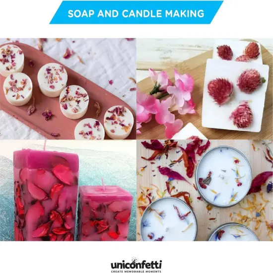 Dried Flower Red Plum Biodegradable Confetti - Flower Petals for Weddings, Flower Girl Toss, Wedding {5}