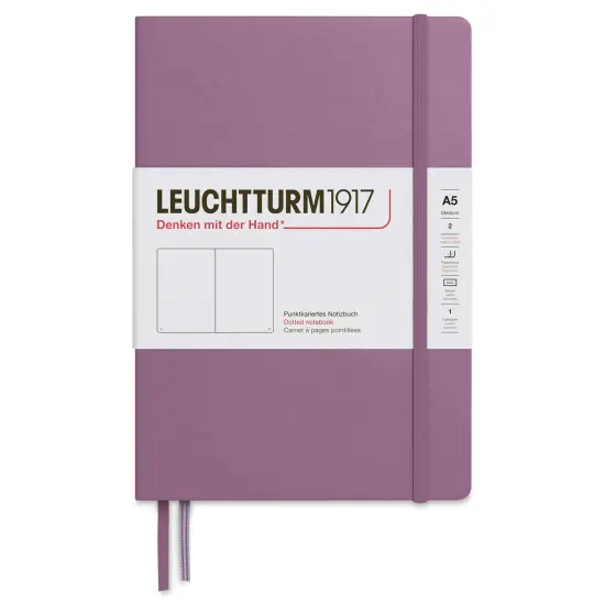Leuchtturm1917 Dotted Hardbound Notebook - Dusty Rose, 5-3/4" x 8-1/4" {1}