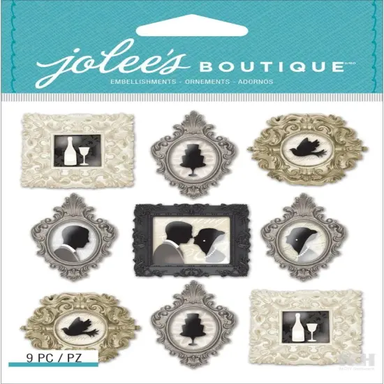 Jolee's Boutique Wedding Frames Repeat Dimensional Stickers {1}