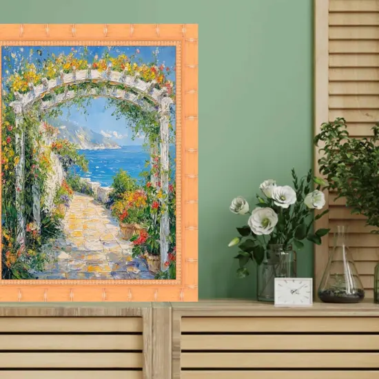 Natural Wood Bamboo Picture Frame 20x40 frame {5}