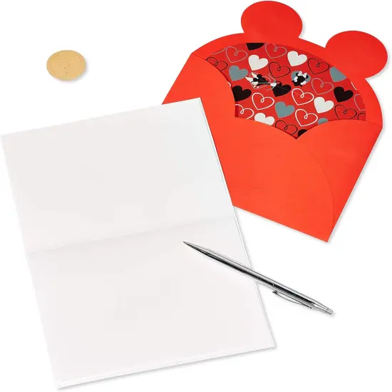 Blank Card (Minnie and Mickey Mouse) {3}