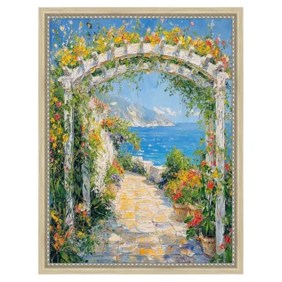 Narrow Beaded Silver Scoop Picture Frame 12x20 frame {1}