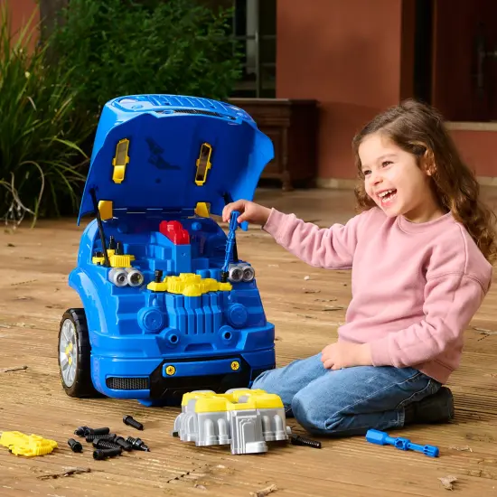 Goodyear Kids Car Engine Mechanic Repair Take Apart Playset {6}