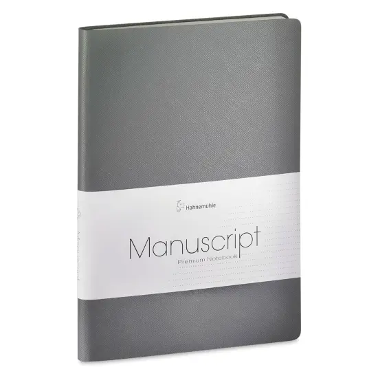 Hahnemühle Manuscript Notebook - Grey, Dot Grid, A5, 192 Pages {1}