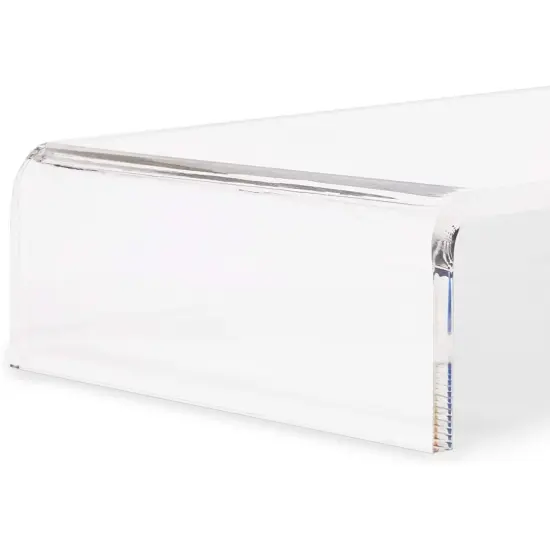Acrylic Computer Monitor Stand, Clear Display Riser (12.1 x 8 x 3 in) {6}