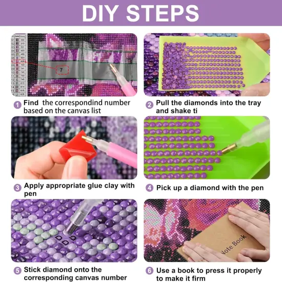 5D Dragon Diamond Painting Kit - 12x16inch {5}