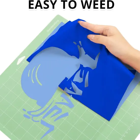 12" x 30ft Royal Blue HTV Vinyl {2}