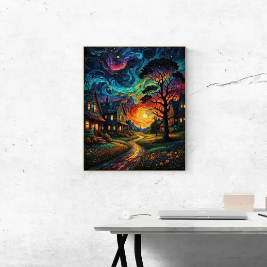 Starry Paint By Numbers Kit For Adults,16x20 Inch {5}