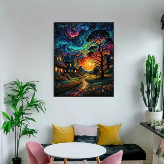 Starry Paint By Numbers Kit For Adults,16x20 Inch {3}