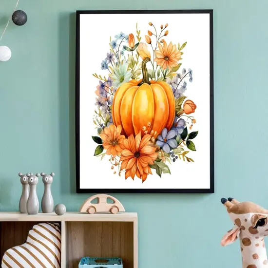 Pumpkins Painting by Numbers {2}