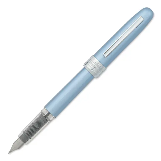 Platinum Plaisir Fountain Pen - Frosty Blue, Medium {1}