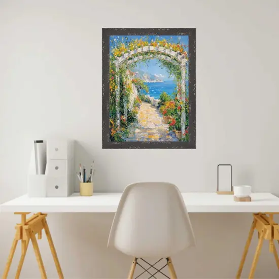 Slim Black Chabi Chic Farmhouse Barnwood Rustic Picture Frame 13x13 frame {4}