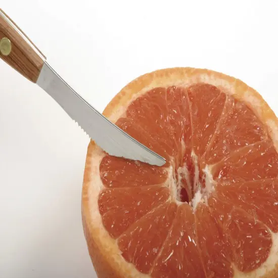 Norpro Squirtless Double Stainless Steel Blade Grapefruit Slicing Knife {3}