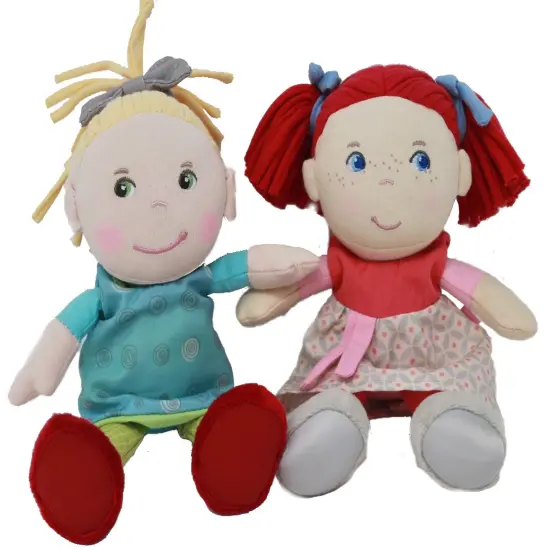 HABA Mirle Soft 8" Plush Doll in Gift Tin, My First Baby Doll for Toddlers 1-3, Perfect Small Plush Toys and Baby Shower Gift Multicolor {6}