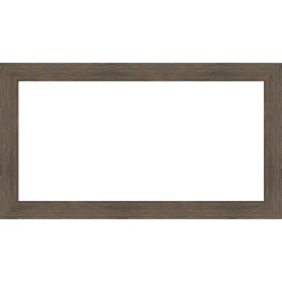 Hardwood Narrow Framed Dry Erase Magnetic Board Mocha {1}