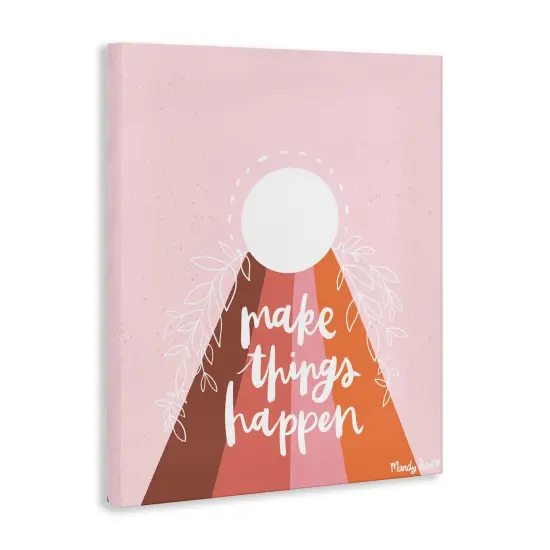 Stupell Industries Minimal Make Things Happen Canvas Design by Mandy Ford Art + Illustration {3}