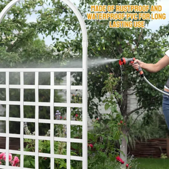 Vinyl Garden Trellis Plant Support 42"x75" {2}