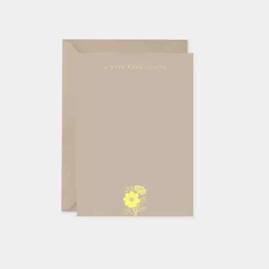 Dahlia Botanical Note Cards II {1}