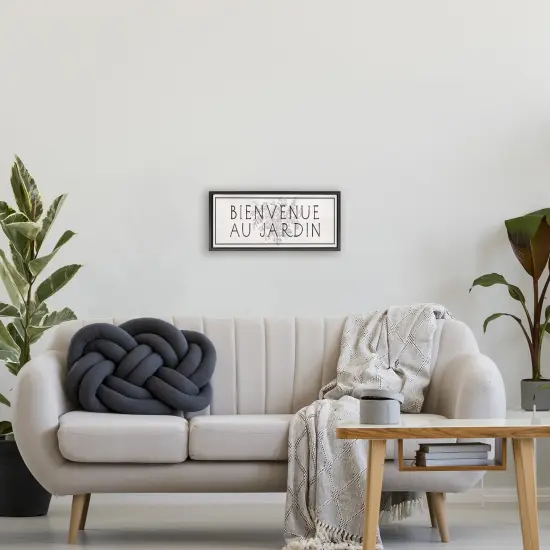 Stupell Industries Minimal Vintage Garden Welcome Floating Frame, design by Lil' Rue {2}