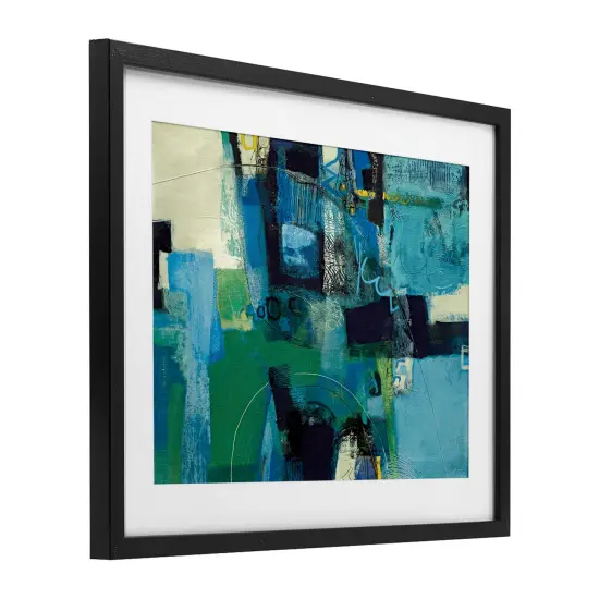 Stupell Industries Nelle Profondit Abstraction Framed Print Under Glass, design by Maurizio Piovan {3}
