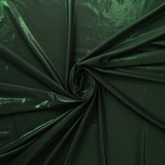 Sheen Foiled Spandex Fabric Kelly/Kelly {6}