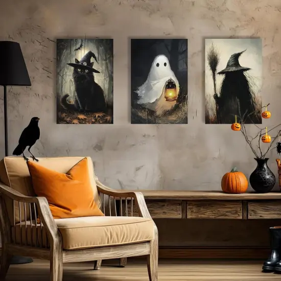 Halloween Decorations Indoor Wall Decor: 3 pcs Large {2}