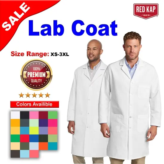 Red Kap&reg; Lab Coat White {7}