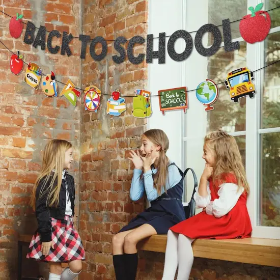 Welcome Back to School Banner Decorations {5}