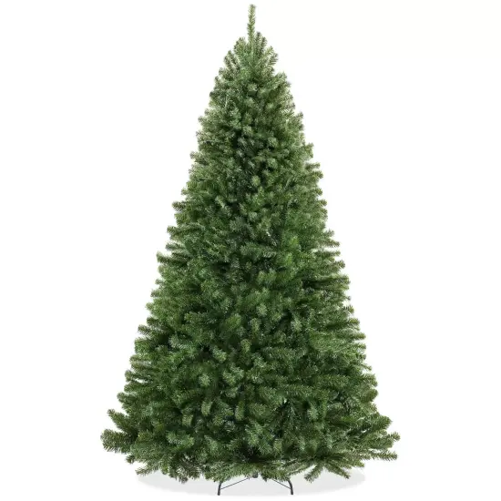 6FT Green Spruce Realistic Artificial Holiday Christmas Tree with Stand {1}