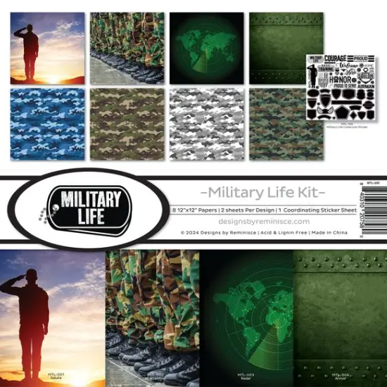 Reminisce Military Life Collection Kit {1}