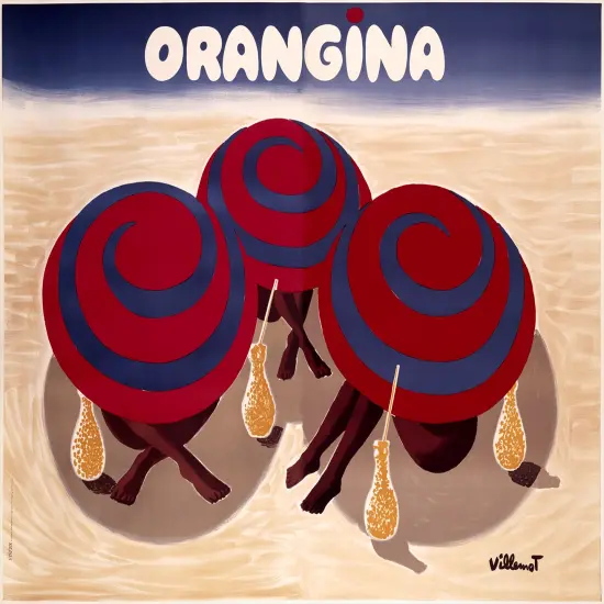 Orangina - Vintage Poster Prints by Villemot {1}