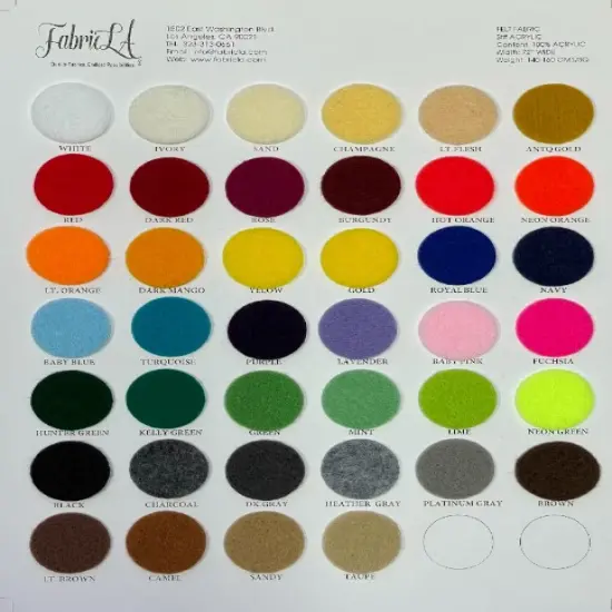 FabricLA | Felt Fabric | 72" Wide 1.6mm Thick | Soft Craft Fabric - 50 Yards Hunter green {3}