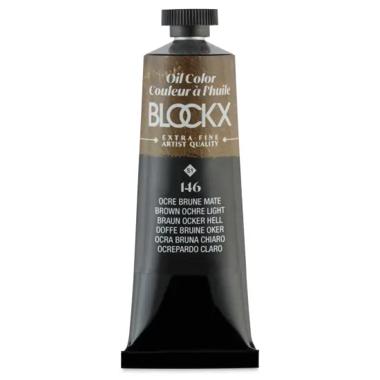 Blockx Artist Oil Color - Brown Ochre Light, 35 ml tube {1}