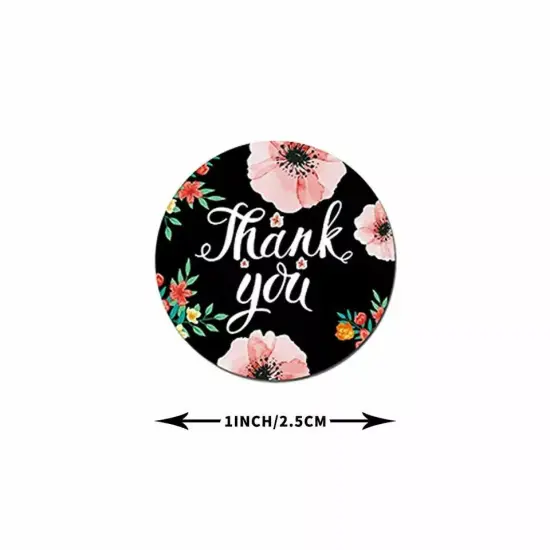 1&rdquo; 1500 Thank You Stickers Roll Thank You For Supporting Small Business Labels {2}