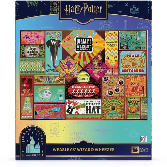 New York Puzzle Company Weasleys' Wizard Wheezes 1000 Piece Piece Jigsaw Puzzle {1}