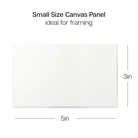 KINGART&reg; Canvas Panels 3" x 5", 14 pc {2}