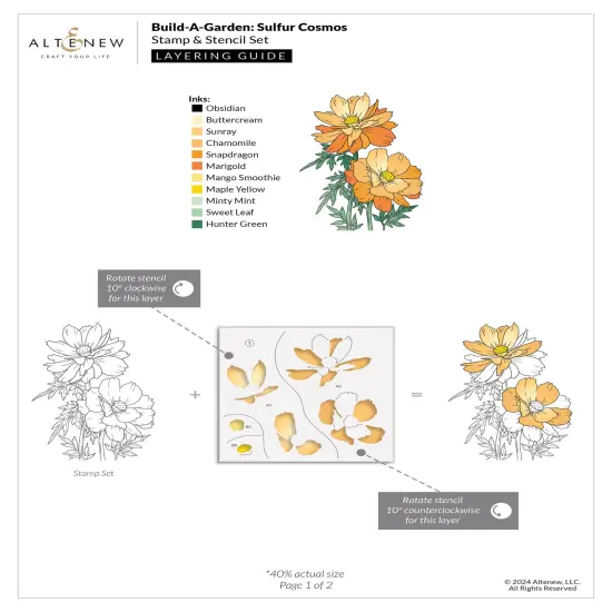 Build-A-Garden: Sulfur Cosmos & Add-on Die Bundle {3}